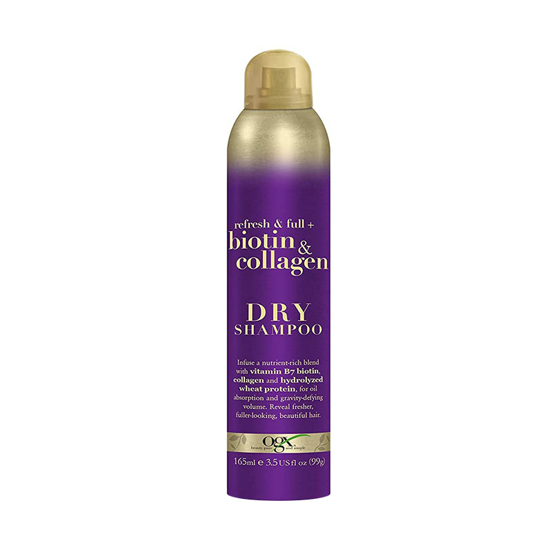 اسپری شامپو خشک او جی ایکس مدل Collagen Dry Shampoo حجم 165 میلی لیتر