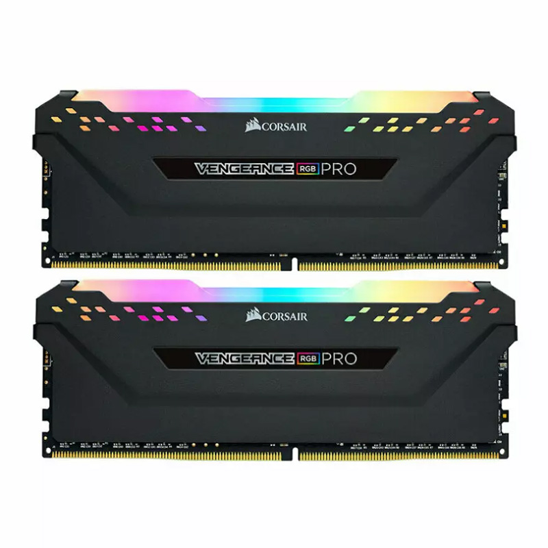 رم دسکتاپ DDR4 دو کاناله 3600 مگاهرتز CL18 کورسیر مدل VENGEANCE RGB PRO ظرفیت 32 گیگابایت