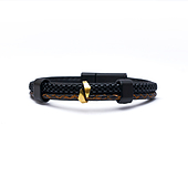 دستبند طلا 18 عیار مردانه مدل آکیل