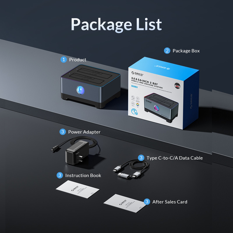 قاب هارد اکسترنال USB-C اوریکو مدل 5518C3