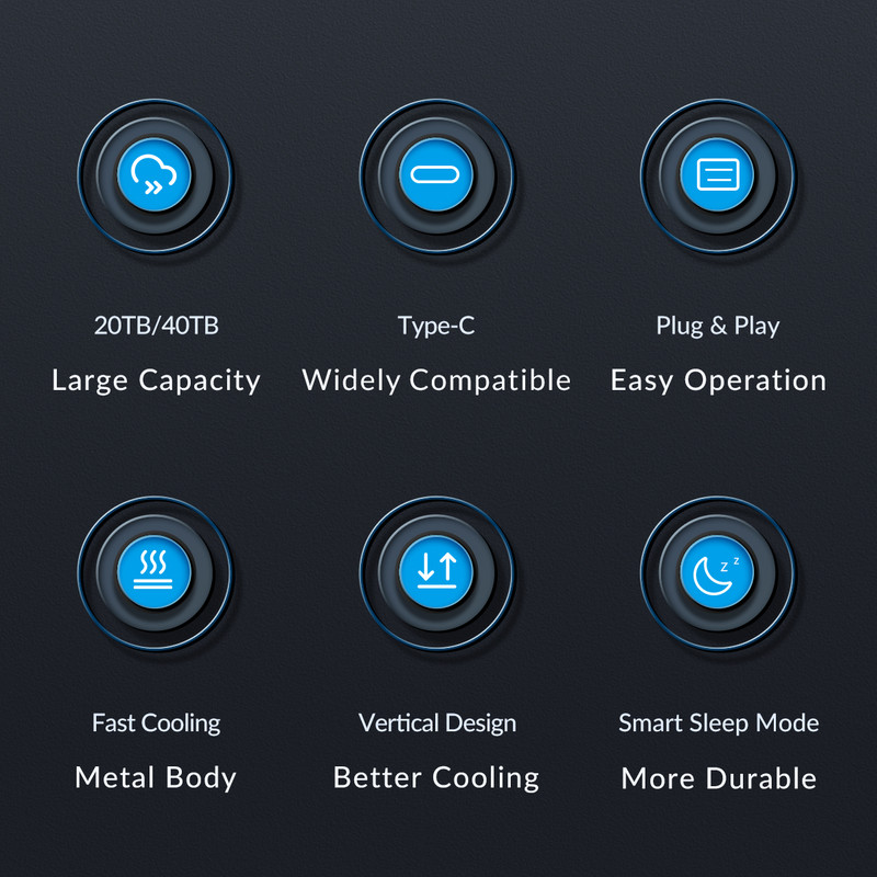 قاب هارد اکسترنال USB-C اوریکو مدل 5518C3