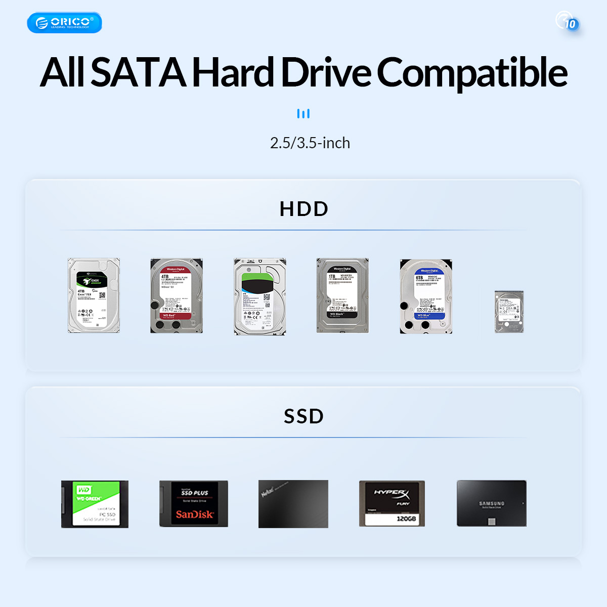 قاب هارد اکسترنال USB -C اوریکو مدل 6616C3