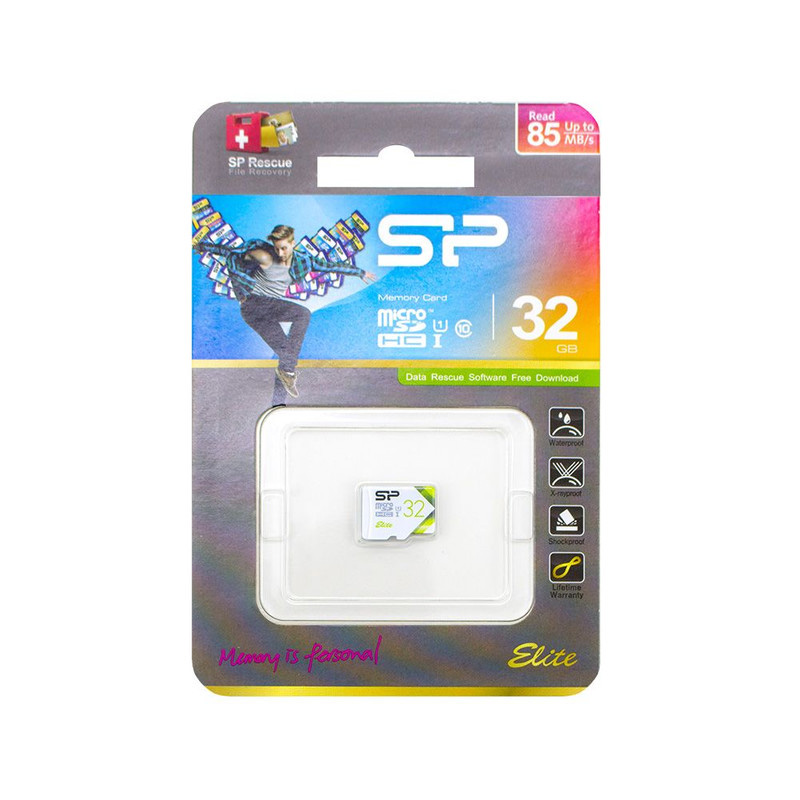 کارت حافظه microSDHC سیلیکون پاور مدل Colorful Elite کلاس 10 استاندارد UHC-I U1 سرعت 85MBps