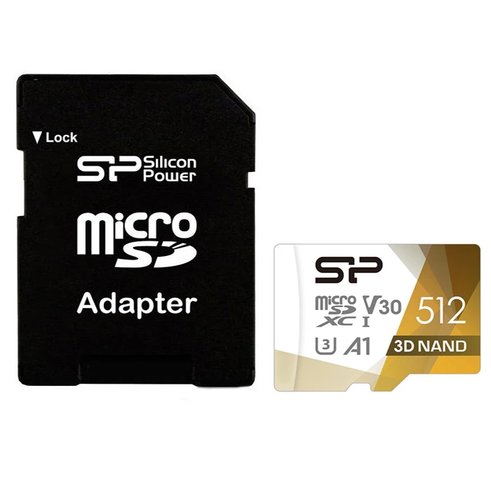 کارت حافظه microSDXC سیلیکون پاور مدل Superior Pro کلاس 10 استاندارد UHS-I U3 سرعت 100MBps به همراه آداپتور SD