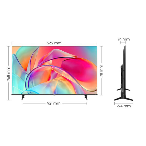 تلویزیون کیو ال ای دی هوشمند هایسنس مدل 55E7K سایز 55 اینچ