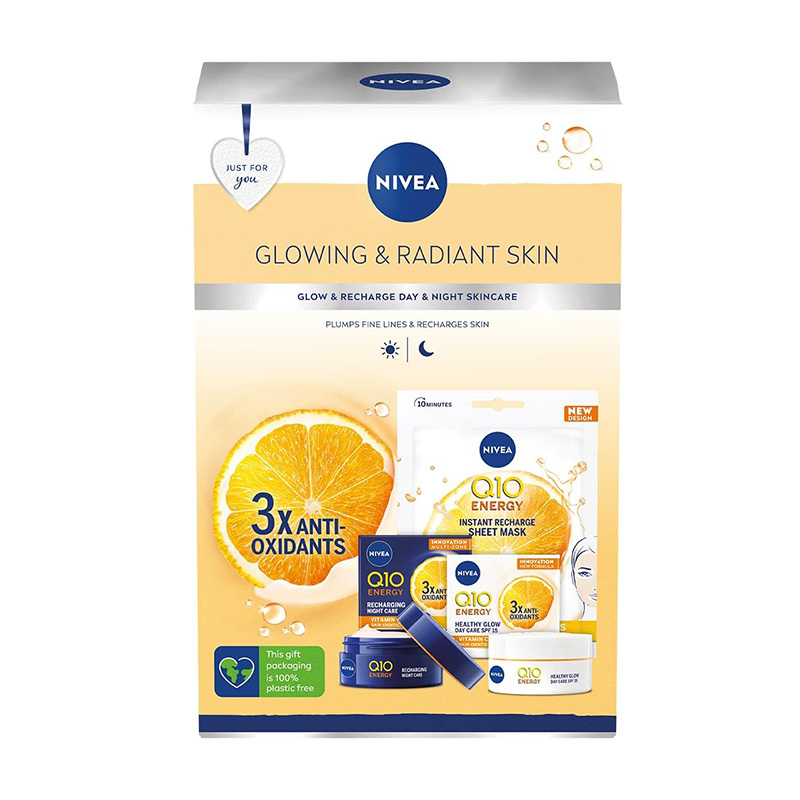 ست هدیه مراقبت پوست نیوآ مدل Glowing & Radiant