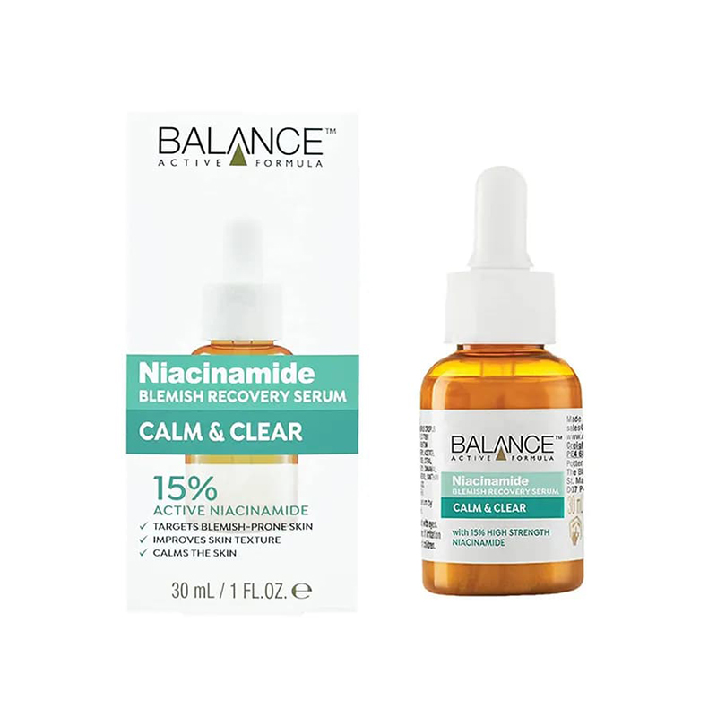 سرم پوست ضدجوش نیاسینامید بالانس Niacinamide