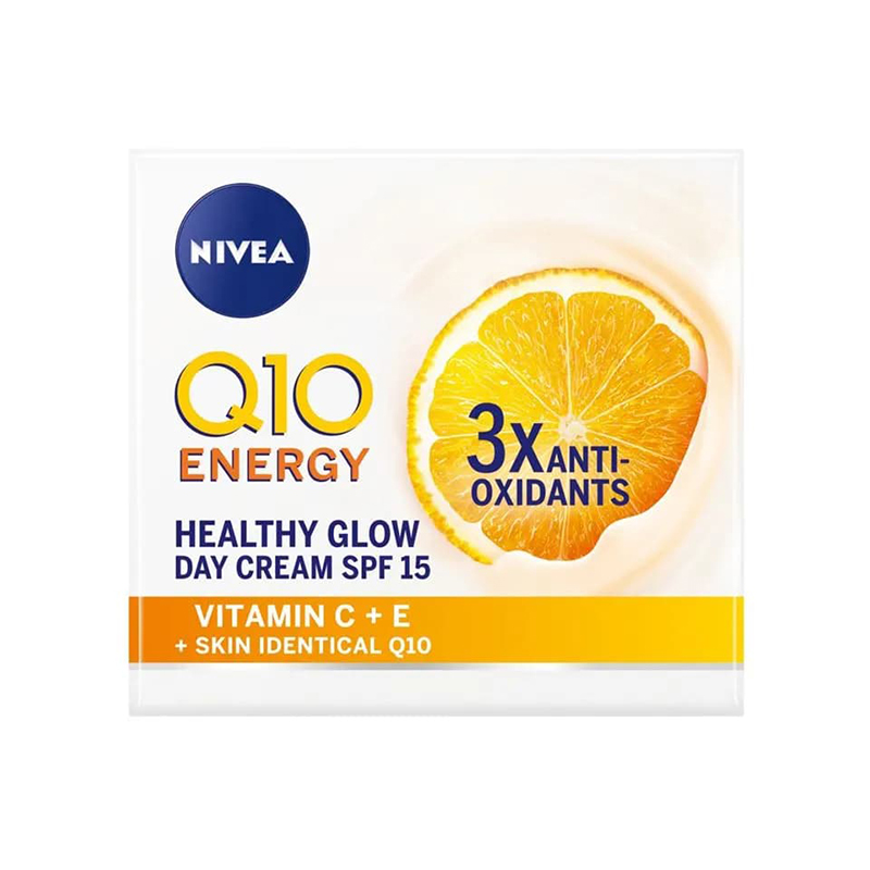 کرم روز نیوا مدل Q10 ENERGY HEALTHY GLOW SPF 15