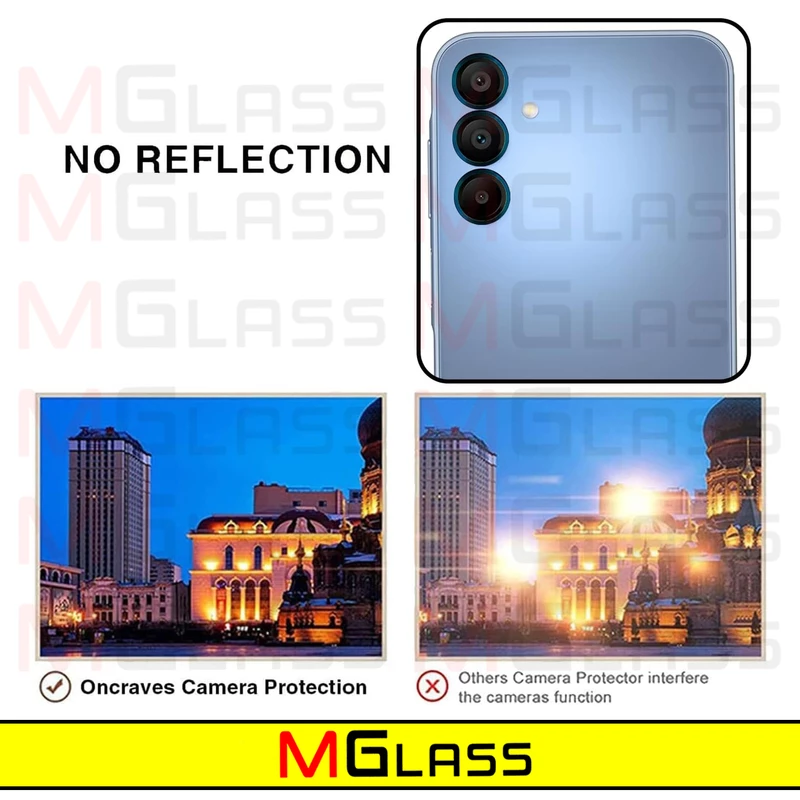 محافظ لنز دوربین ام‌گلس مدل Ring-Metal-MG مناسب برای گوشی موبایل سامسونگ Galaxy A15