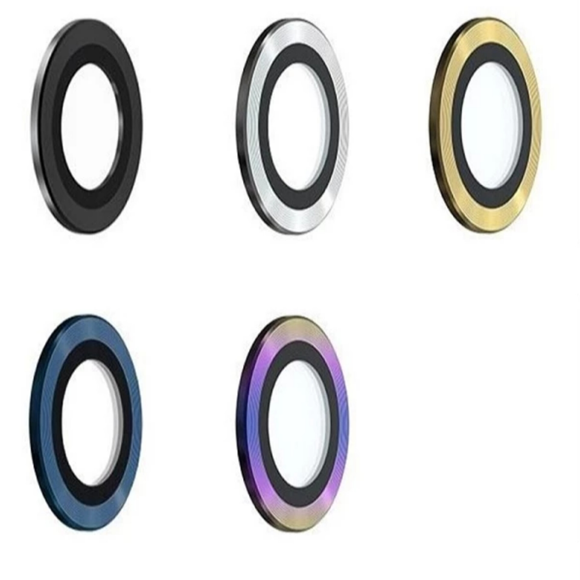 محافظ لنز دوربین مدل رینگی 9H مناسب برای گوشی موبایل اپل Iphone 12 / 12Pro / 12pro Max / 12mini / 11 / 11Pro / 11Pro Max