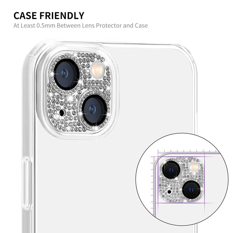 محافظ لنز دوربین مدل یک تکه مناسب برای گوشی موبایل اپل iphone 13 / 13 mini