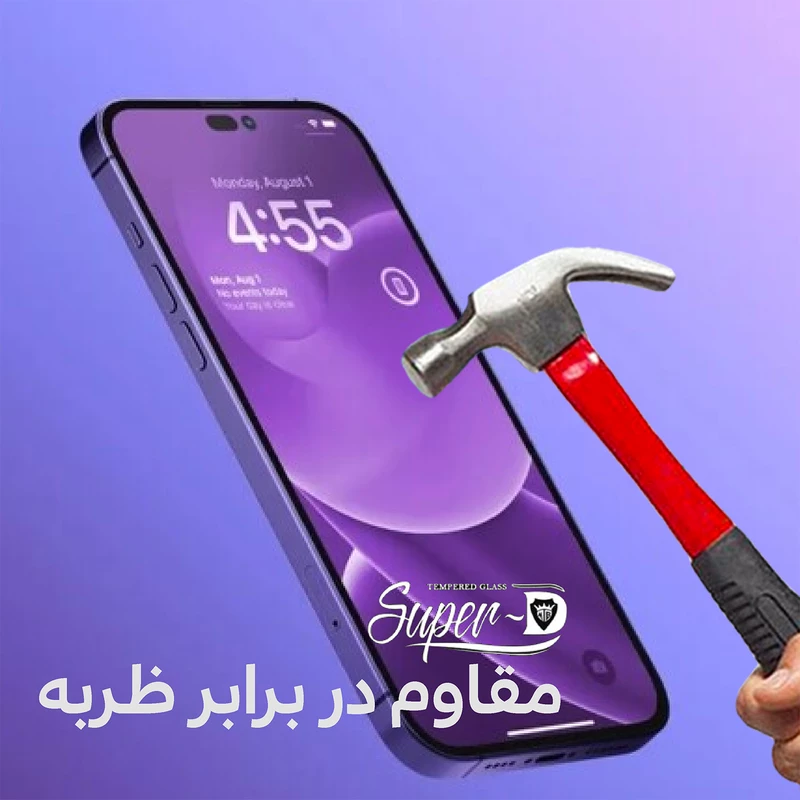 محافظ صفحه نمایش شهر گلس مدل SUPERD مناسب برای گوشی موبایل اپل iPhone 14 Pro Max