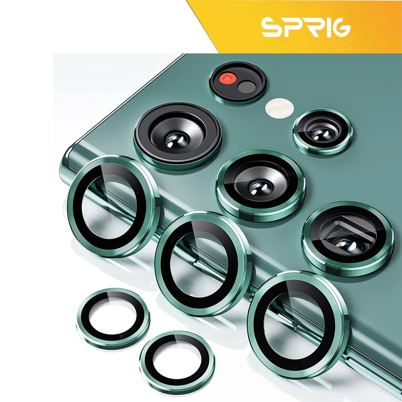 محافظ لنز دوربین رینگی اسپریگ مدل LRSP مناسب برای گوشی موبایل سامسونگ Galaxy S23 Ultra