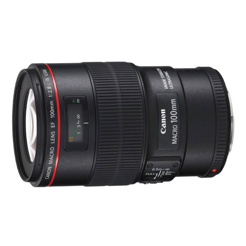 لنز دوربین کانن مدل EF 100MM MACRO F2.8 L IS USM