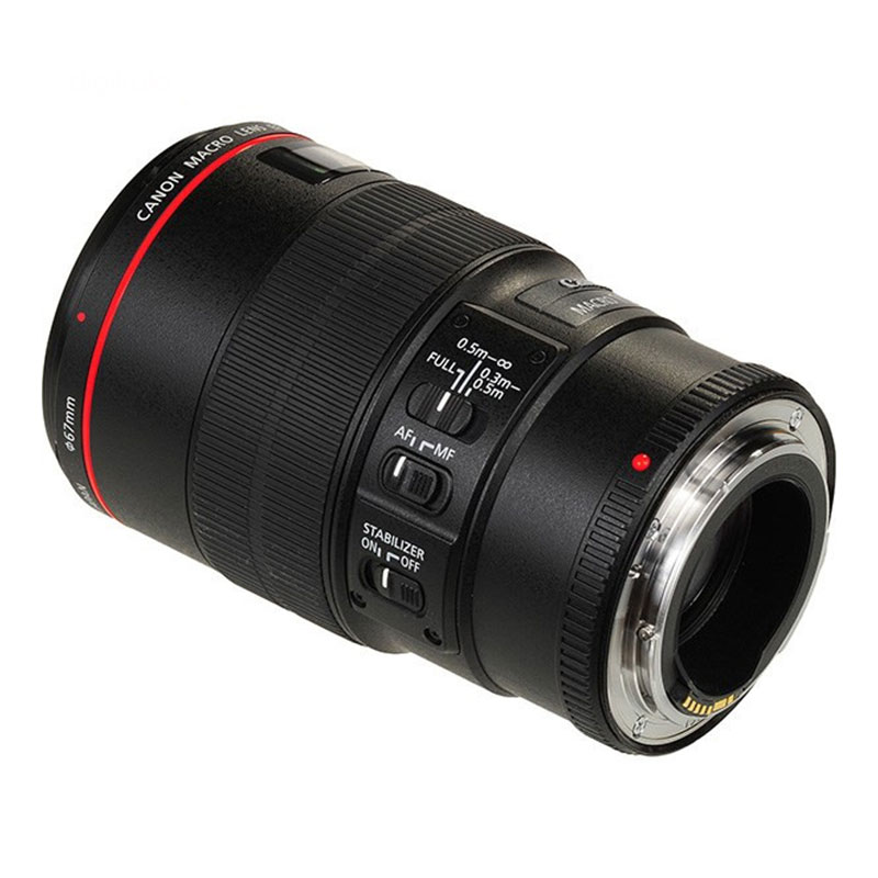 لنز دوربین کانن مدل EF 100MM MACRO F2.8 L IS USM