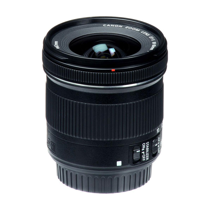 لنز دوربین عکاسی کانن مدل EF-S 10-18mm F4.5-5.6 IS STM