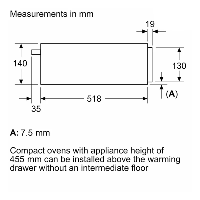 کشو گرمکن بوش مدل BIC7101B1B