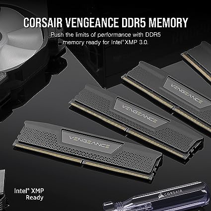 رم دسکتاپ DDR5 دو کاناله 6000 مگاهرتز CL36 کرسیر مدل VENGEANCE ظرفیت 32 گیگابایت