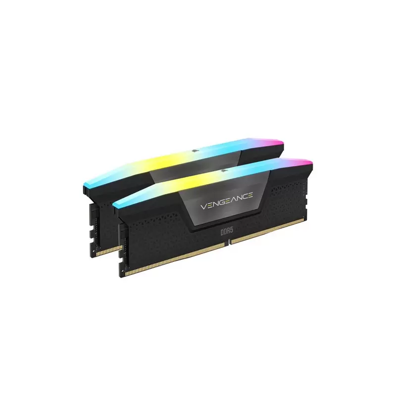 رم دسکتاپ DDR5 دو کاناله 5200 مگاهرتز CL40 کرسیر مدل VENGEANCE RGB ظرفیت (2×16)32 گیگابایت