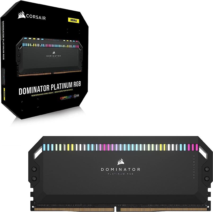 رم دسکتاپ DDR5 دو کاناله 7200 مگاهرتز CL34 کرسیر مدل DOMINATOR PLATINUM RGB Intel XMP ظرفیت 32 گیگابایت