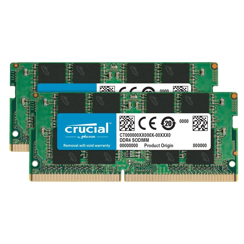 رم لپ تاپ DDR4 دو کاناله 3200 مگاهرتز CL22 کروشیال مدل CT16 ظرفیت 16 گیگابایت