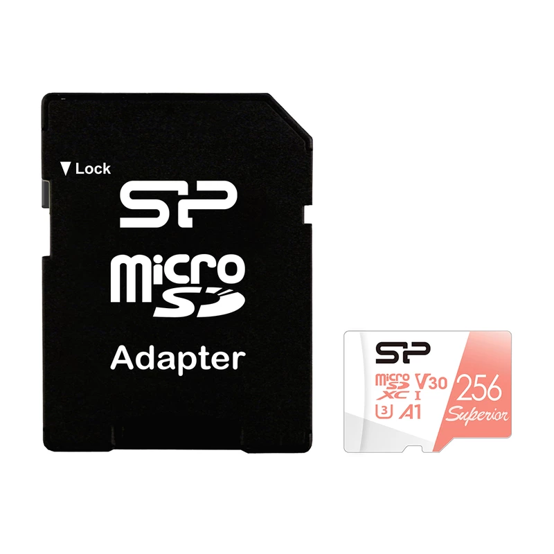 کارت حافظه microSDXC سیلیکون پاور مدل Superior کلاس 10 استاندارد UHS-I U3 سرعت 100MBps به همراه آداپتور SD