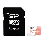 کارت حافظه microSDXC سیلیکون پاور مدل Superior کلاس 10 استاندارد UHS-I U3 سرعت 100MBps به همراه آداپتور SD