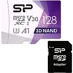 کارت حافظه microSDXC سیلیکون پاور مدل Superior Pro کلاس 10 استاندارد UHS-I U3 سرعت 100MBps به همراه آداپتور SD