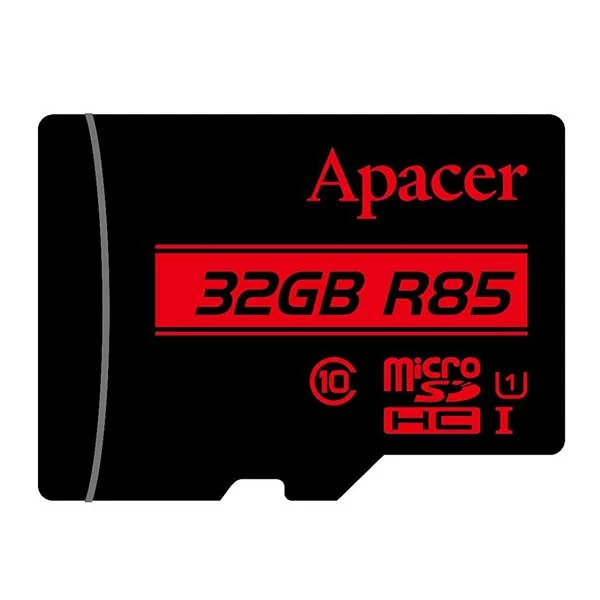 کارت حافظه microSDHC اپیسر مدل AP32G کلاس 10 استاندارد UHS-I U1 سرعت 85MBps