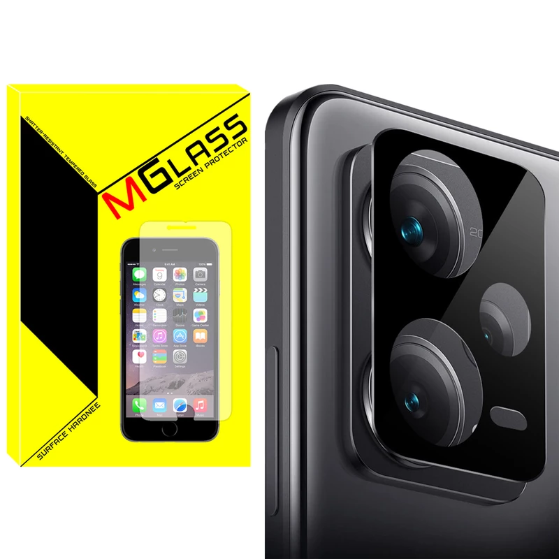 محافظ لنز دوربین ام‌گلس مدل 3D-MG مناسب برای گوشی موبایل شیائومی Redmi Note 12 Pro plus 5G
