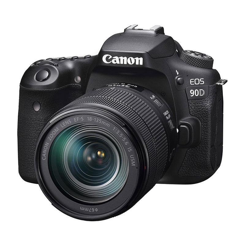 دوربین عکاسی کانن مدل Canon EOS 90D DSLR kit EF-S-IS USM به همراه لنز 18-135 میلی متر