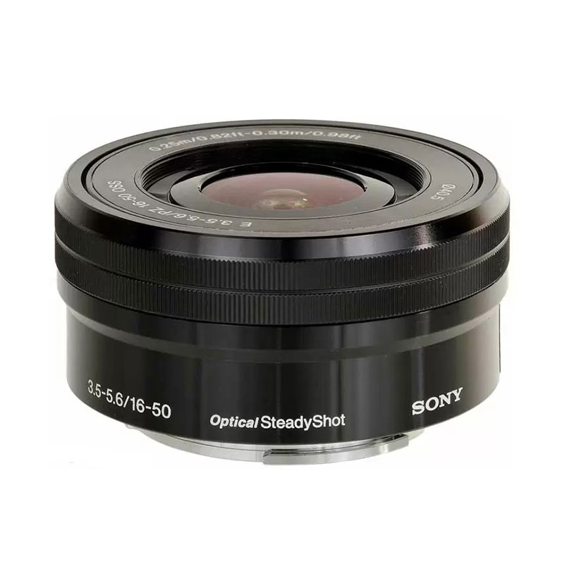 لنز دوربین سونی مدل 16/50MM F/3.5-5.6 OSS ALPHA E-MOUNT RETRACTABLE ZOOM KIT LENS NO BOX