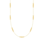 گردنبند طلا 18 عیار زنانه طلای شریف مدل زنجیر