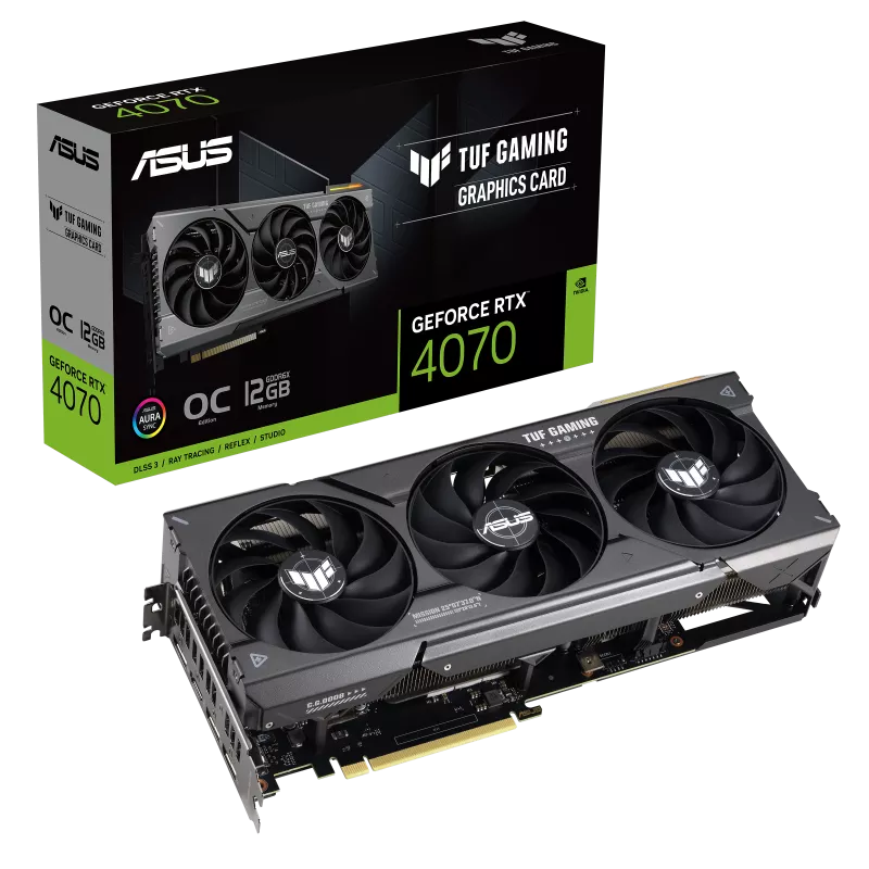 کارت گرافیک ایسوس مدل TUF Gaming GeForce RTX 4070 OC Edition