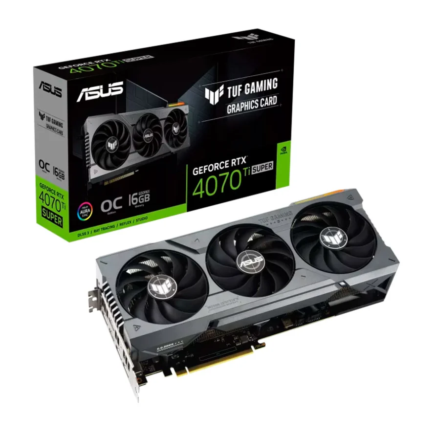 کارت گرافیک ایسوس مدل TUF Gaming GeForce RTX 4070 Ti SUPER OC